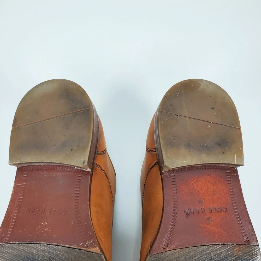 Cole Haan Williams Oxford Cap Toe Lace Up (British Tan)‎ C12337 Mens Size 9